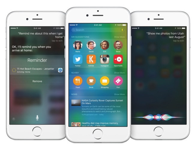 Apple presenta iOS 9, Mac OS X El Capitan e watchOS 2