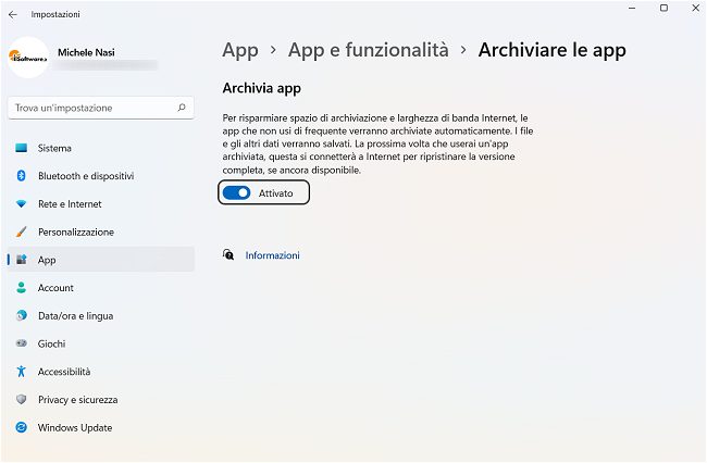 Windows 11: cosa significa archiviare le app che non si usano di frequente