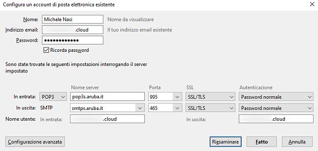 Aruba Mail: come configurare il client di posta elettronica