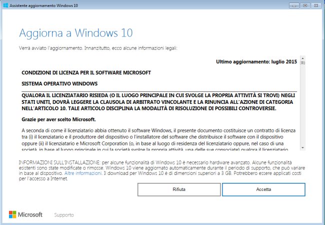 Assistente aggiornamento Windows 10: cos'è e quando è utile