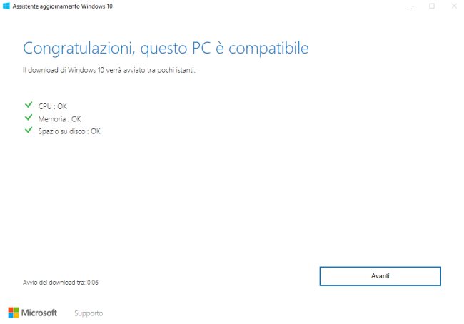 Assistente aggiornamento Windows 10: cos'è e quando è utile