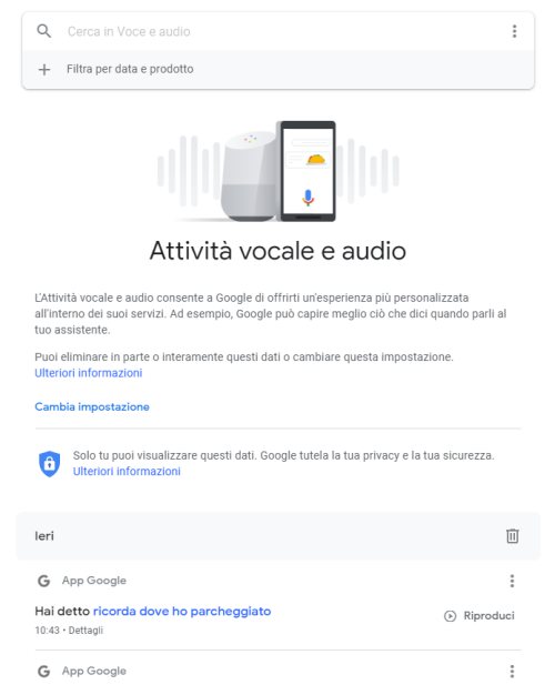 Google sospende la trascrizione dei comandi vocali per tre mesi