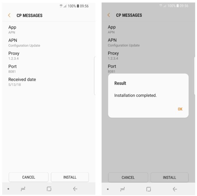 Un messaggio inviato ai telefoni Android può modificarne la configurazione