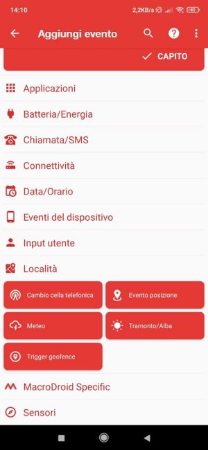 Attiva Bluetooth e NFC quando esci di casa con MacroDroid, alternativa a IFTTT