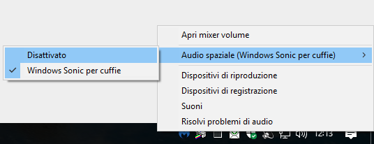 Audio spaziale in Windows 10: cos'è e come attivarlo