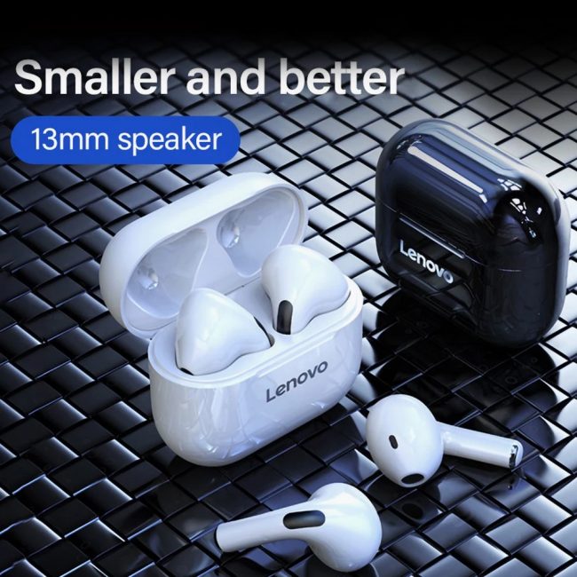 Auricolari wireless Lenovo LivePods LP40: 2 coppie di cuffie in offerta a 22 euro