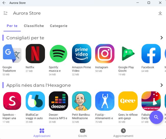 Aurora Store: perché diventa importante con Windows 11