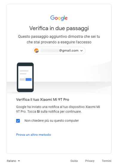 Autenticazione a due fattori attiva dal 7 luglio su tutti gli account Google