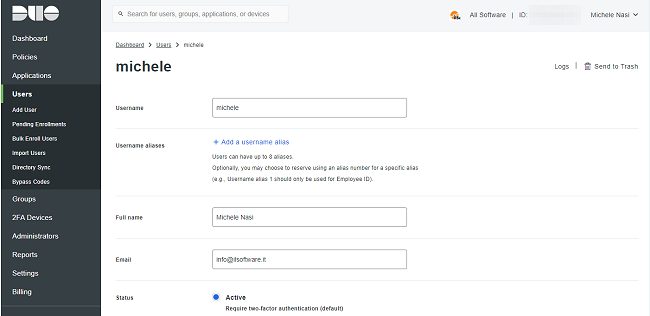 Autenticazione a due fattori per il login in Windows e Desktop remoto