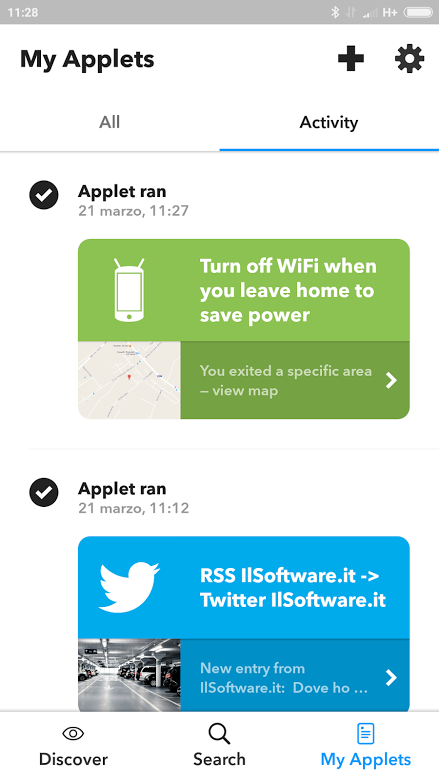 Automatizzare operazioni su Android con IFTTT