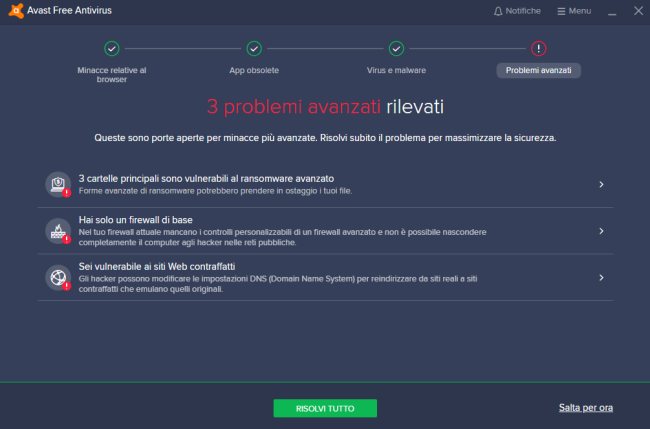 Avast Free: come funziona la scansione dei siti sicuri HTTPS