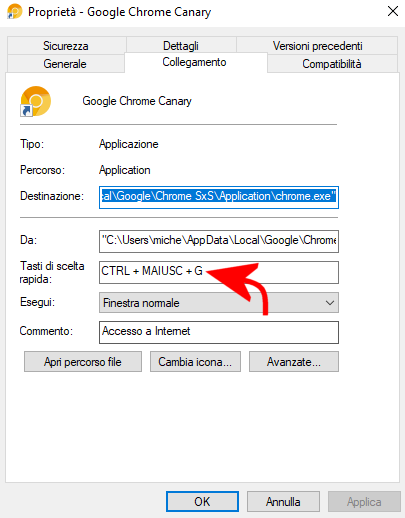 Avviare programmi rapidamente usando le scorciatoie di Windows