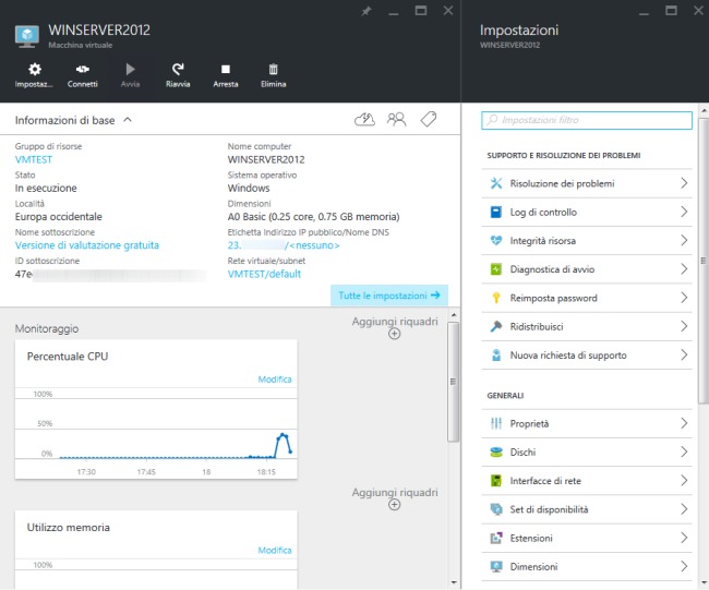 Azure, attivare la trial e accedere al portale