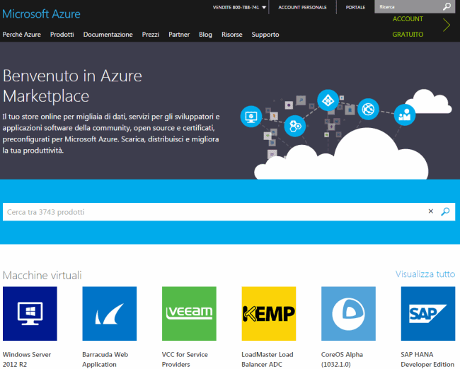 Marketplace di Azure: cos'è e cosa offre