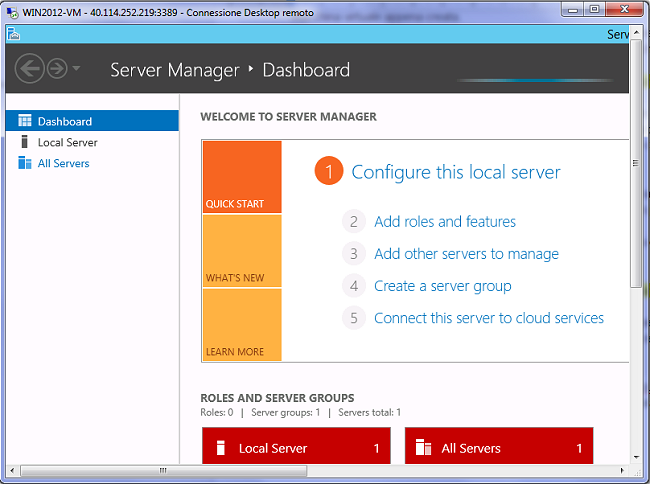 Creazione di macchine virtuali con Azure. Backup e disaster recovery con Site Recovery