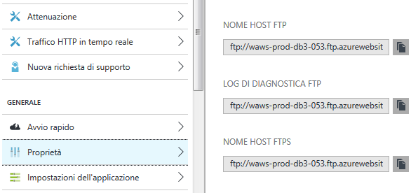 Come eseguire un'applicazione web ASP.NET, PHP, Java o Python su Azure