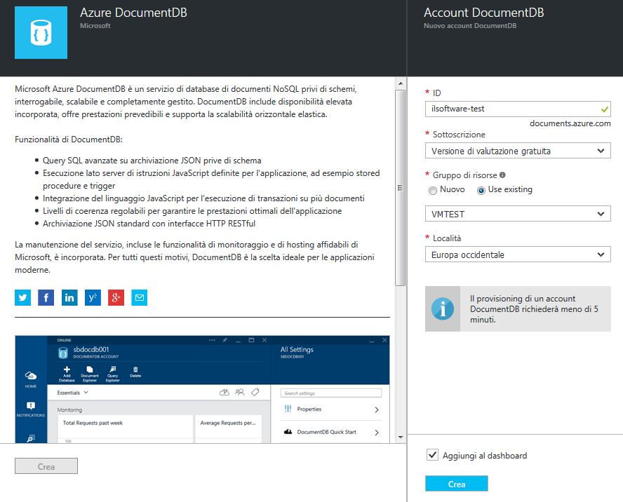 La piattaforma dati di Azure: oltre SQL Server con DocumentDB. Introduzione a Data Lake