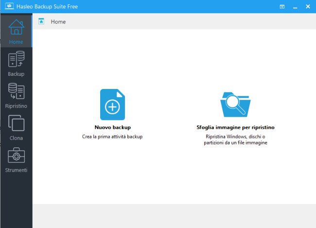 Clonare dischi, copiare hard disk e SSD in Windows con Hasleo Backup Suite Free