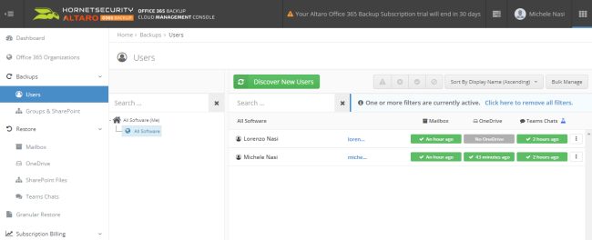 Altaro Office 365 Backup: creare copie di sicurezza di email, OneDrive, Teams e SharePoint