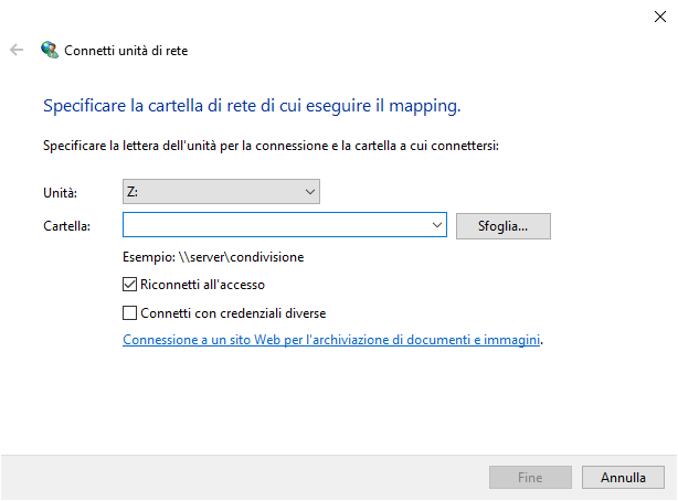 Backup locale, su cartelle di rete o sul cloud usando solo gli strumenti di Windows