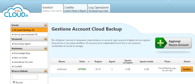 Backup online con Aruba Cloud, ecco come funziona