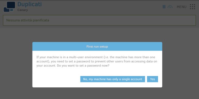Backup su qualunque dispositivo e sul cloud con Duplicati 2.0