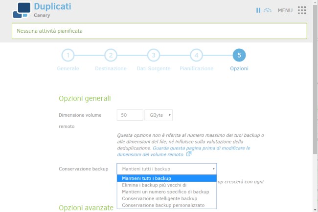 Backup su qualunque dispositivo e sul cloud con Duplicati 2.0