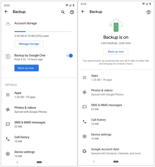 Backup by Google One: così cambia il backup dei dati su Android