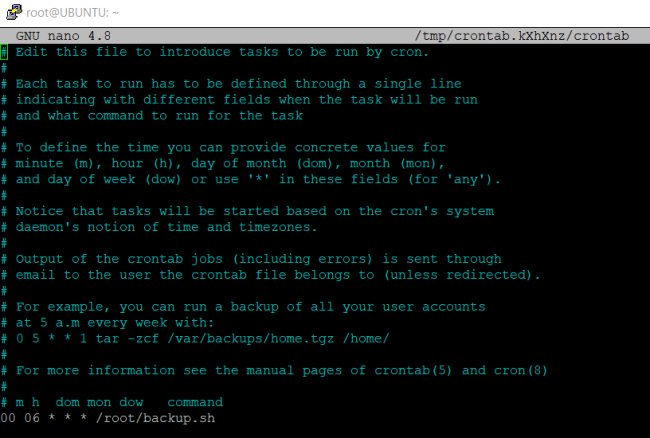 Creare backup di un file su Linux e caricarlo via FTP
