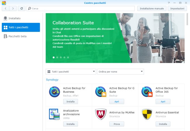 Backup di Office 365 e G Suite su server NAS