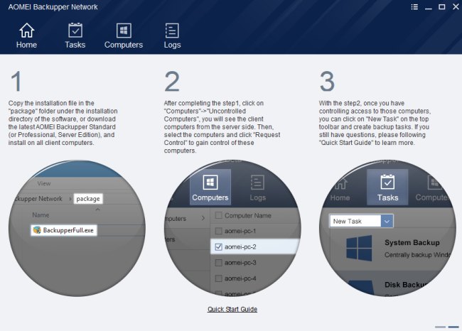 Backup dei sistemi Windows su NAS e cartelle condivise con il nuovo AOMEI Backupper Network
