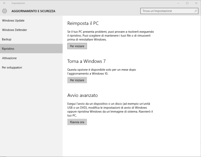 Installare Windows 10 da zero, anche con Product Key