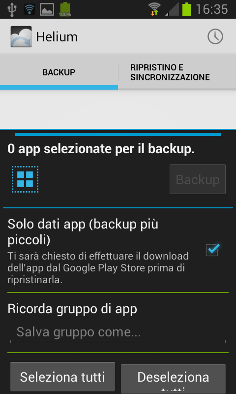 Backup Android con e senza root su PC, memoria interna e cloud