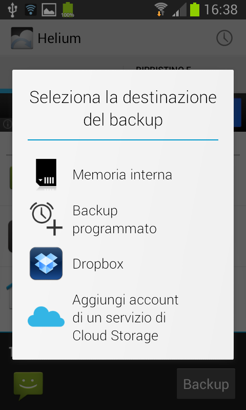 Backup Android con e senza root su PC, memoria interna e cloud
