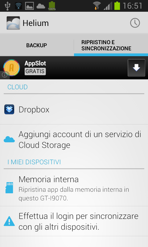 Backup Android con e senza root su PC, memoria interna e cloud