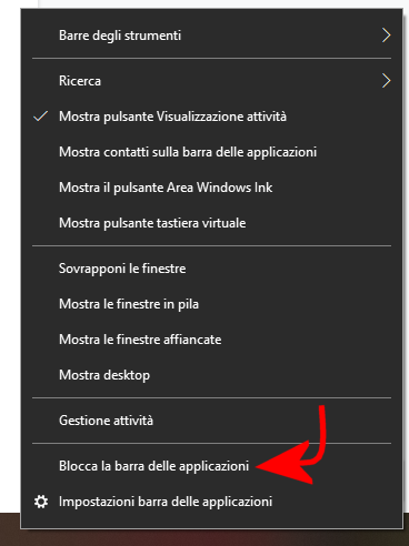 Barra delle applicazioni di Windows 10, trucchi e come salvarne la configurazione