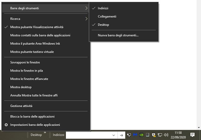 Barra delle applicazioni di Windows 10, trucchi e come salvarne la configurazione