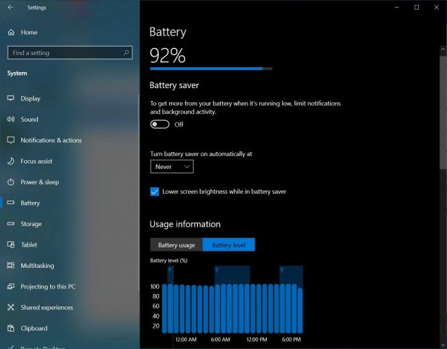 Windows 10, in arrivo la nuova gestione della batteria e del risparmio energetico