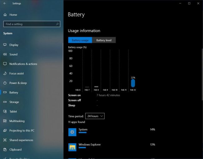 Windows 10, in arrivo la nuova gestione della batteria e del risparmio energetico