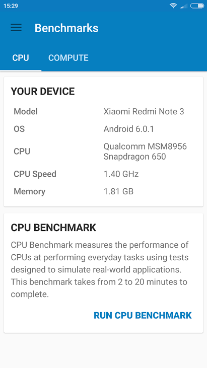 Benchmark Android, come sapere quale dispositivo è più performante