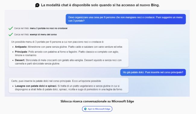 Bing Chat: come accedere dalla barra degli strumenti, da Chrome e da altri browser