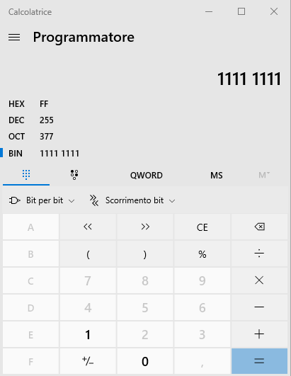 8, 16, 32 e 64 bit: cosa significa