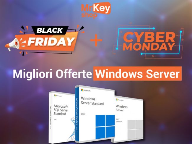 Black Friday e Cyber Monday: software originali in offerta