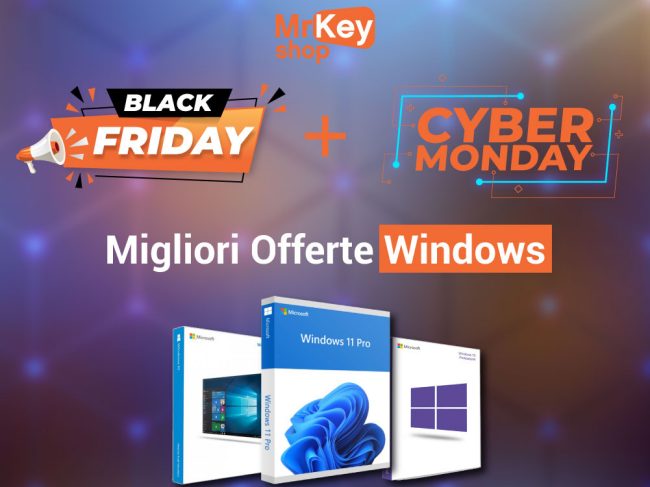 Black Friday e Cyber Monday: software originali in offerta