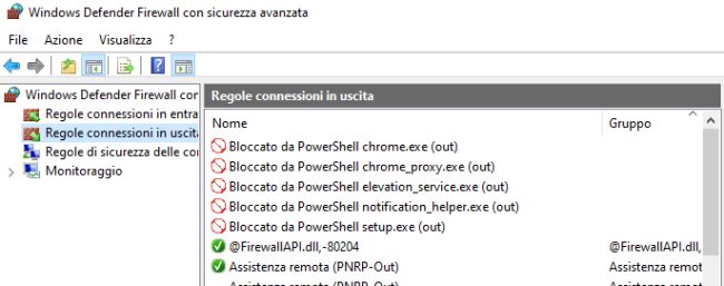 Bloccare accesso Internet per un programma Windows