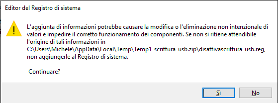 Bloccare l'utilizzo delle chiavette USB in Windows