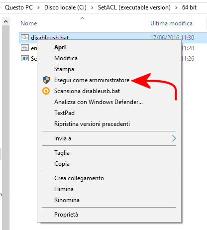 Bloccare l'utilizzo delle chiavette USB in Windows