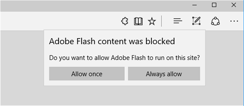 In primavera Edge bloccherà i contenuti Flash