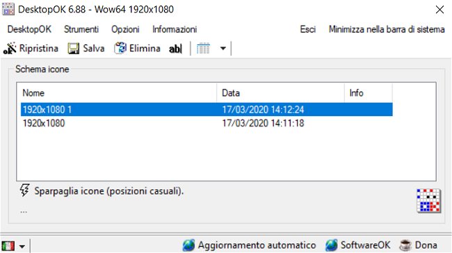 Bloccare icone sul desktop di Windows e ripristinarne la posizione
