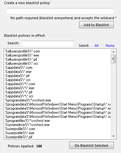 Bloccare esecuzione di programmi in Windows